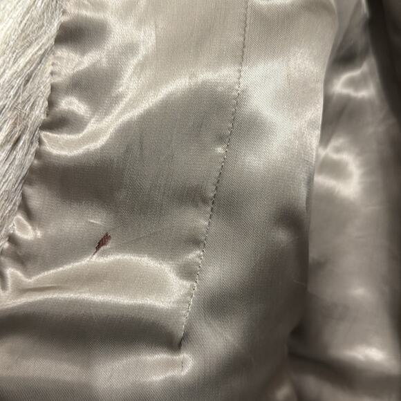 Dino Rocco Vintage Goat Fur Coat in White Cream - Picture 6 of 9